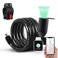 Fingerprint Bike Cable Lock, Dhiedas Bike Lock Heavy Duty Anti Theft, Fingerprint & Bluetooth Lock,