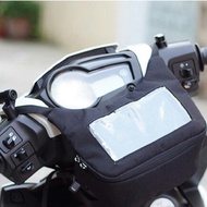 Motorcycle Handlebar Bag for Google Map Viewing, Storage, Shiper Running