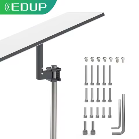 EDUP SK0067 Starlink Roof Gen 3 RV Ladder Mount 360° Adjustable Aluminum Alloy Starlink V3 Mount Acc