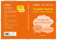 COLLINS EASY LEARNING - Complete Spanish Grammar + Verbs + Vocabulary by Collins.