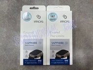 【全新行貨 門市現貨】imos Sapphire 2.5D Apple Watch Ultra / Ultra 2 藍寶石玻璃配金屬框手錶保護貼 - 鈦合金霧面框