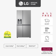 [New] LG Side by Side Refrigerator GS-L6104PY 628L | Smart Inverter Compressor | Ice & Water Dispens
