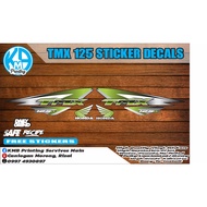 Honda TMX 125 Sticker Decals