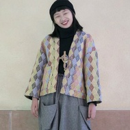 日式和風 菱形圖案羽織道袍