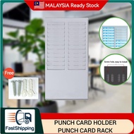 Punch Card Rack / Punch Card Holder丨24slot Punch Card Holder * PVC Material