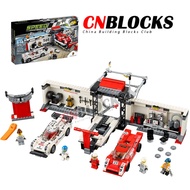 Porsche 919 Hybrid and 917K Pit Lane 75876 (732 pcs) Racers Speed Champions Building Blocks Racers T