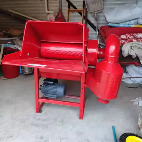 LXT Multifunctional Small Household Rice Wheat Grain Multi Crop Thresher Millet Soybean Rapeseed Sor