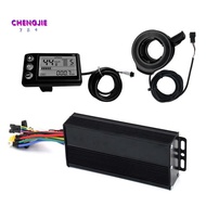 Three Mode Ebike Sine Wave Controller 36V/48V/52V 40A with S866 LCD Display SM Connector for 2000W E