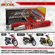 HEAVY DUTY LONG LIFE ABSORBER (RED CICAK) - 345MM