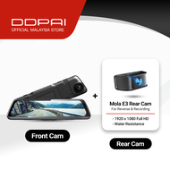 DDPAI Mola E3 Full Screen Touch Display Rearview Mirror 2K Dual-Channel Dash Cam