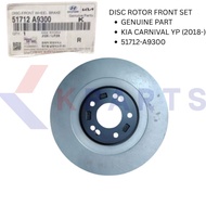BRAKE DISC / DISC ROTOR - FRONT SET (GENUINE PARTS) KIA CARNIVAL YP 2018- >51712-A9300