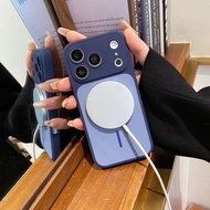 Second Change Two-Color Skin Feel Suitable for iPhone17Promax Phone Case Magnetic iPhone16 All-Inclu