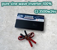 อินเวอร์เตอร์ เพียวซายเวฟ 3500w24v CJ Inverter pure sine wave 💯  เครื่องแปลงไฟ  สินค้าราคาถูกจากโรงงาน