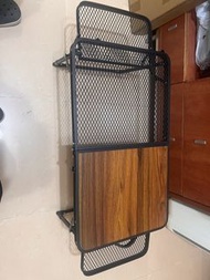 摺疊桌 70x40cm 可調節高度户外网格折叠桌輕便地攤桌露營野餐便攜式燒烤鋁合金折疊桌