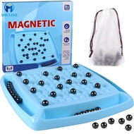 Magnetic Chess Game Magnetic Effect Chess Set Educational Magnetic Chess Game Portable Magnetic Chess Board Game for Family Gathering  SHOPTKC0630