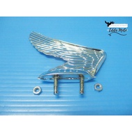 HONDA C50 C65 C70 C90 CT70 CT90 CT110 CT200 -- HEADLIGHT WING CAP // (Plated Plastic)