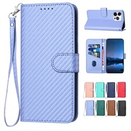Luxury Leather Wallet Flip Case For Huawei Y5 Y6 Y7 Y9 2018 2019 P30 P40 Lite P70 Pro Art Nova 4e Card Slot Holder Simple Stand Protective Back Cover