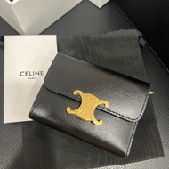 celine 二合一 短夾 皮夾