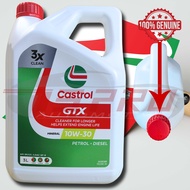 Castrol GTX 10W-30 API SP/CF ILSAC GF-6 Engine Oil (3L) - Premium Mineral