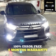 Mitsubishi Outlander - 6500k White LED Headlight / Fog Light Bulb Error Free 9005 9006 H7 H8 H9 H11 