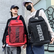 beg raket badminton beg badminton Grid Letters Leisure College Student Schoolbag 2024 Fitness Sports