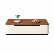 Long-Lasting Construction TV Stand and Coffee Table Set Scratch-Resistant Media Console and Center T