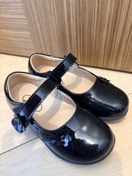 女童黑皮鞋  27碼
