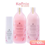 Oriental Princess Oriental Beauty Lovely Sakura Set [Shower Cream 400ml + Body Lotion 400ml + Deodorant 70ml] เซทดูแลผิว