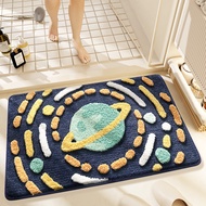 Ten Thousand Pads in One Store Starry Sky Man Flocking ground mats Door mat Bathroom Floor Mat Absorbent Floor Mat Non-Slip Floor Mat Quick-drying floor mat Toilet floor mats Kitchen Floor Mat Wash Basin Floor Mat Bedroom Floor Mat