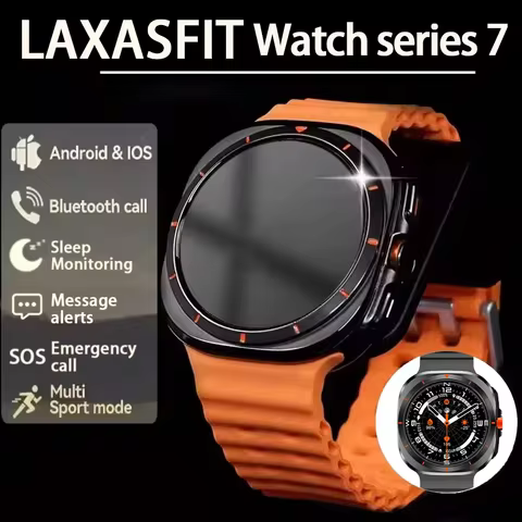 LAXASFIT 2025 New Men's Smart Watch 1.52-inch HD Large Screen Bluetooth Talk Sports Fitness Smartwat