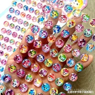 Adorable Cute Heart-Shaped Diamond 3D Crystal Stickers for Children, Girl's Baby Reward3Small sticke