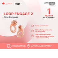 LOOP Engage 2 Rose Noise Reducing Earplugs (-16dB) for Social Gathering & Conversation