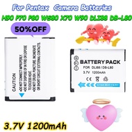 1200mAh D-LI88 Battery for Pentax H90 P70 P80 WS80 X70 W90 DLI88 DB-L80 Camera Batteries