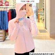 719★SDFS Áo chống nắng NỮ SunStop Ice dáng vừa siêu mát lạnh thoáng khí có mũ rộng vành TOKYOLIFE F9