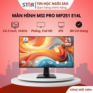 MSI PRO MP251 E14L Monitor | 24.5 inch, Full HD, 144Hz, IPS, HDMI, VGA -