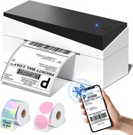 เครื่องพิมพ์ใบปะหน้า Phomemo 249BT เครื่องพิมพ์สติ๊กเกอร์  บาโค้ด USB+Bluetooth A6 Thermal Label Pri