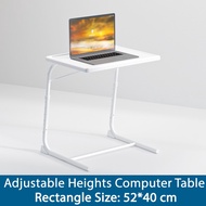HDPE Portable Foldable Adjustable Heights  Folding Movable Sturdy Desk Computer Table