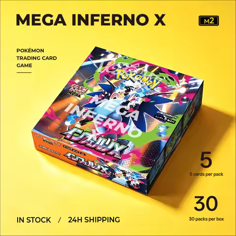 In Stock Japanese Pokemon PTCG Mega Inferno X M2 Booster Box M2 M2a M3 M4 M5 SV8a Scarlet & Violet 1