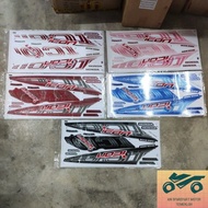 Stiker sticker body stripe cover set honda icon scooter BY AIN