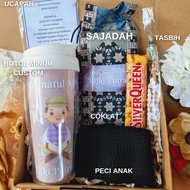 hampers khitan / kado sunatan / hadiah sunat tumblr custom - sajadah +coklat