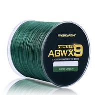 JRBAS Angryfish Agwx9 500เมตร Senar Pancing Pe เหยื่อเชือกถักตกปลาที่ทนทานต่อการสึกหรอแข็งแรงมาก