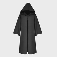 Halloween Medieval Robe Mask Costume Plague Doctor Mask Props Priest Hooded Cloak for Adults and Chi