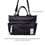 New Deals Nolanoir The Elegance Workbag Canvas 3 In 1 Fit Laptop 17 Inch Totebag