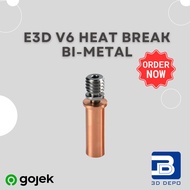E3D V6 Heat Break Bi-Metal Copper Titanium (TC4) Alloy M7 Thread