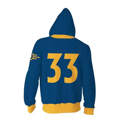 ❤️COSSERUnisex 2024 TV Adult Vault 76 Dweller Hooded Sweatshirt Fall TV Vault 33 Out Lucy Lucy Cospl