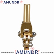 AMUNDR Guitar Presser, Brass Color Brass Fret Press Tool, Durable Fret Press Caul For Fret Leveling