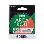 Gosen FATA Area Trout Fluorocarbon 100m Natural 0.5 No. (2.8lb)  
Gosen FATA Area Trout Fluorocarbon