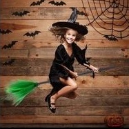 Halloween Magic broom witch broom witch broom Flying broom Grandma witch stick