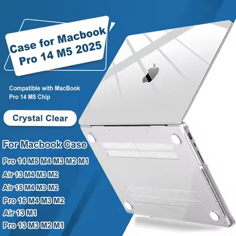 2025 For Macbook Pro 14 M5 Chip Case,Case for Macbook Air 13 M4 M3 M2 Chip 2025-2022,For Macbook Air