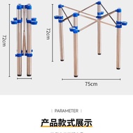 #桌腿加厚桌架桌子腿支架折叠桌架铁艺不锈钢餐台脚麻将饭桌架子